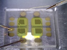 Transistors on glass