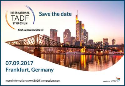 International TADF Symposium 2017 (save the date banner)