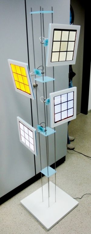 OLED-lamp demonstrator from Fraunhofer IPMS photo