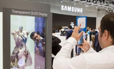 Samsung 55'' transparent OLED (IFA 2015)