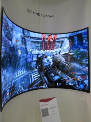 LGD 65'' UHD Concave OLED at SID 2016