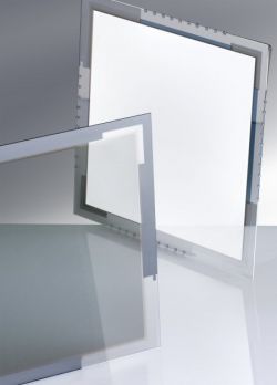 OSRAM transparent OLED lighting panel photo