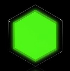 Philips Lumiblade sample hexagon