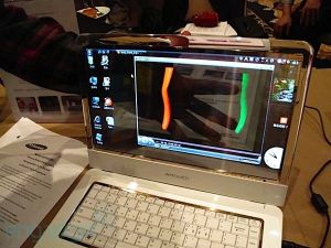 Samsung transparent OLED laptop