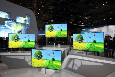 Samsung OLED TVs at CES 2012