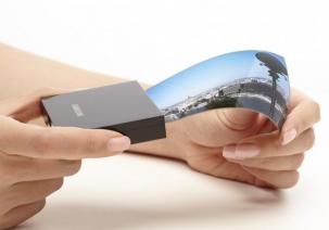 Flexible Samsung AMOLED display