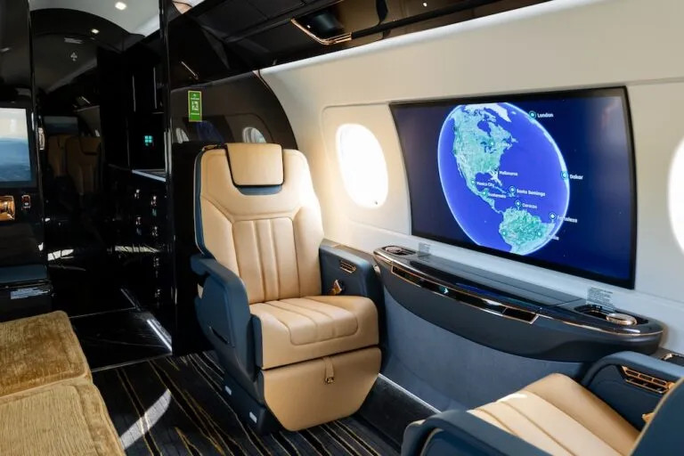 The Embraer Praetor 600E OLED Smart Window