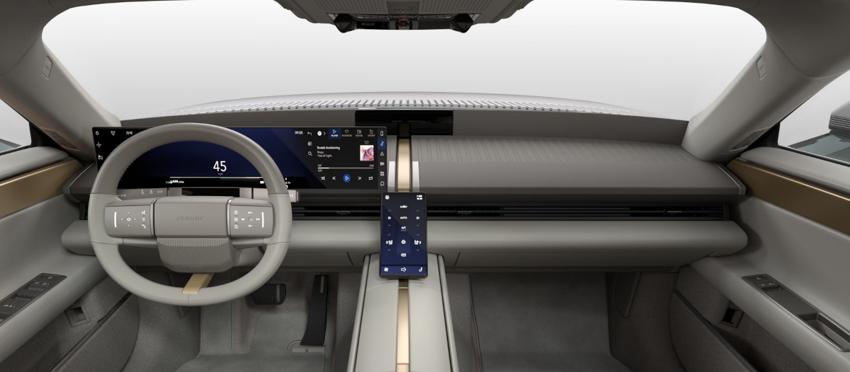 Jaguar Type 01 EV with 24-inch OLED
