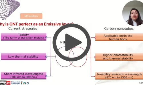 Carbon Nanotubes NIR OLEDs (UHasselt, Dr. Ahadzadeh, video lecture)