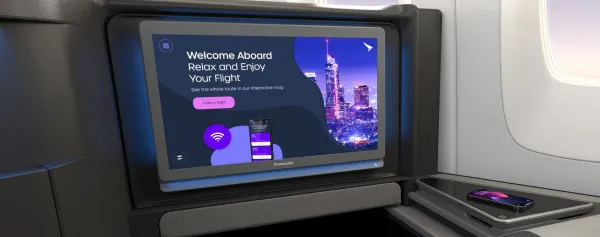 Panasonic Avionics Astrova 4K OLED display