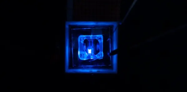 Blue PEP PHOLED photo, University of Michigan
