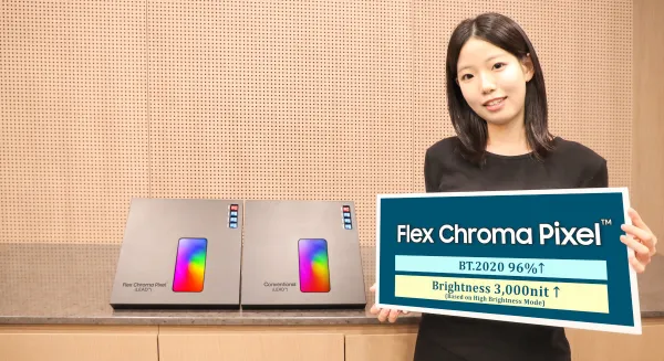 Samsung PSF LEAD Flex Chroma Pixel display prototype