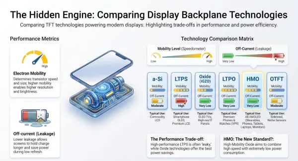OLED backplane articles infographic