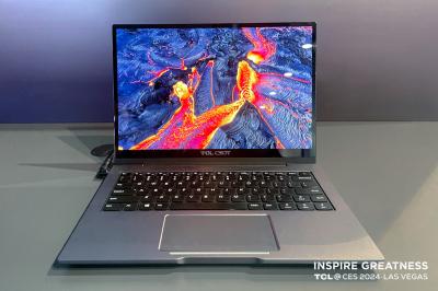 CSOT 14" 2.8K inkjet-printed hybrid OLED photo