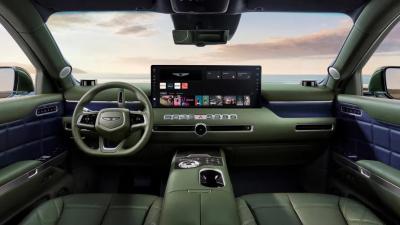 The Genesis GV90 inside photo
