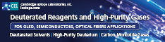 Cambridge Isotope Laboratories - Deutreated Reagents and High-Purity Gases for OLEDs