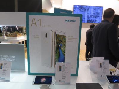 HiSense A1 with brochure