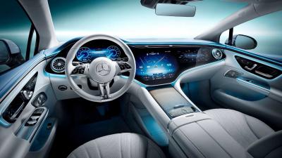 Mercedes EQE 350 2022, interior photo