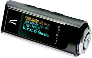 A PMOLED MP3 player