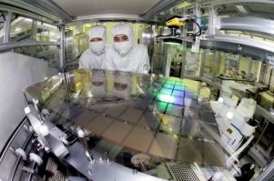 Production of AMOLED panels at Samsung (photo)