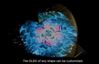 BOE customized OLED shape (SID Displayweek 2021)