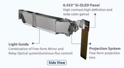 Epson VM-40 OLED microdisplay based AR optical engine