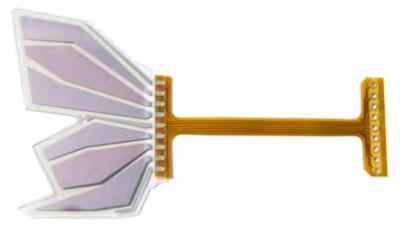 Fraunhofer Project Monarch OLED butterfly wing design 