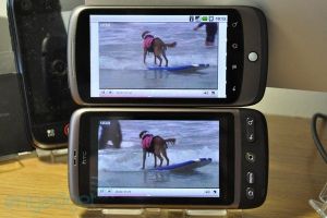 HTC Super-LCD vs AMOLED photo