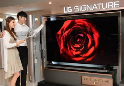 LG 77'' OLEDW7 Korea launch event