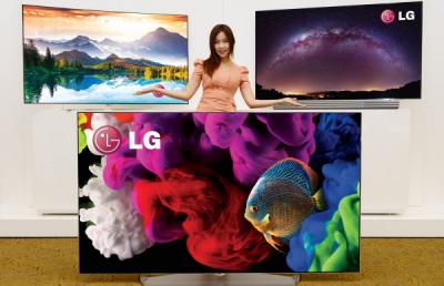 LG OLED TVs at CES 2015
