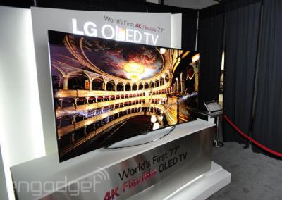 LG Electronics 77-inch OLED TV prototype