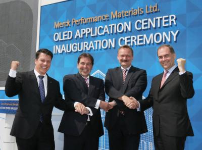 Merck Korean OLED application center ceremony 