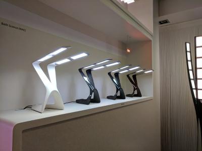 Novaled OLED showroom liternity lamps photo