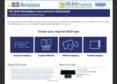 OLED Marketplace home screenshot (Mar-2017)