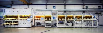 The Fraunhofer IAP OLED production line (Potsdam)