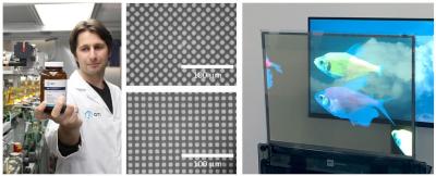 OTI Lumionics materals and transparent display