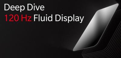 OnePlus 120Hz Fluid AMOLED display promo