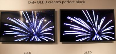 Philips/TPVision OLED vs LCD demonstration