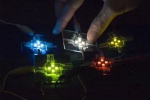Plextronics OLED lights photo