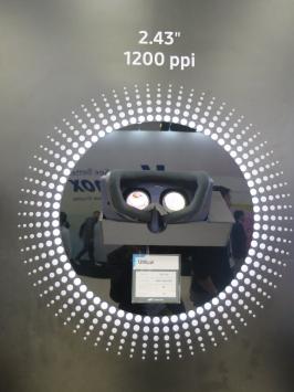 SDC 2.43'' 1200 PPI VR AMOLED at SID 2018