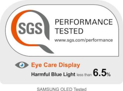SGS 6.5% blue light emission, Samsung 5G OLED photo