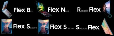Samsung Display Flex OLED branding photos