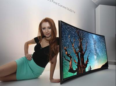 Samsung curved OLED TV prototype, January 2013