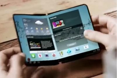 Samsung in-foldable OLED smartphone concept (2014)