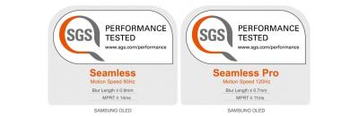 Samsung Display seamless OLED SGS performance tested