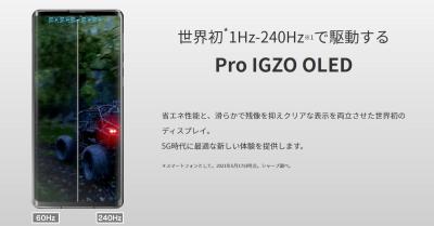 Sharp Pro IGZO OLED photo