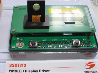 Solomon Systech transparent PMOLED driver at SID 2016