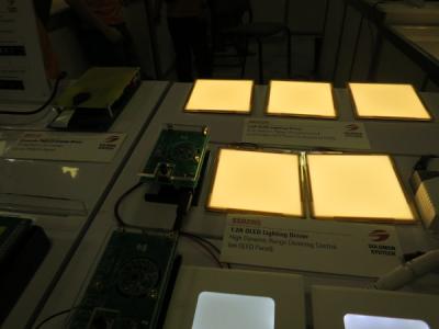 Solomon Systech SSD2355 OLED lighting driver at SID 2016