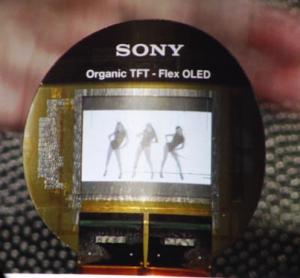Sony Flexible OLED Prototype at CES 2009 Photo