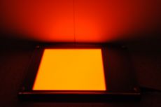Velve OLED lighting panel orange photo